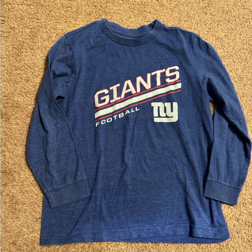 NFL Blue Giants Kids Long Sleeve Shirt